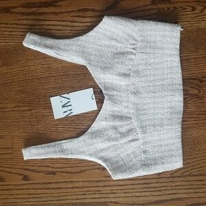 NWT tweed crop top
